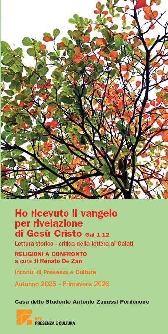Ho ricevuto il vangelo per rivelazione di Gesù Cristo