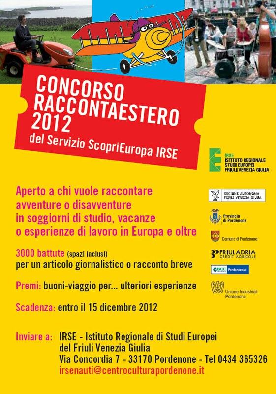 RaccontaEstero 2012 Un'esperienza in 3000 battute