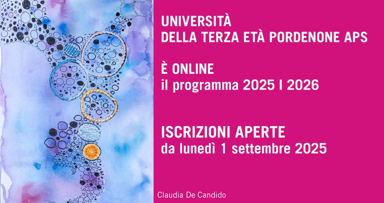 Apertura iscrizioni